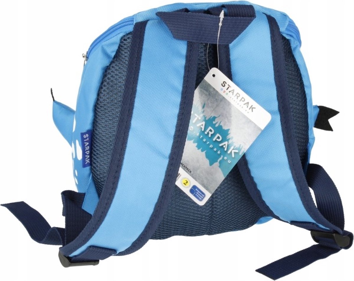 Starpak Rucksack – Dinosaurier – 3D – Blau – Mini-Schulrucksack – 43 x 34 x 10 cm