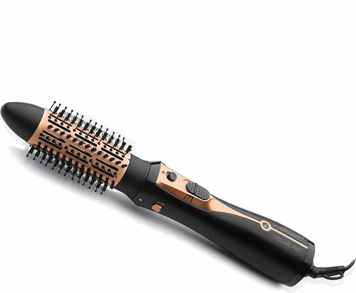 Arzum Volume Pro AR5063 - Heteluchtborstel - Zwart/Koper - 1200W - Keramische Borstels - Ionen Technologie - Cool Shot Functie