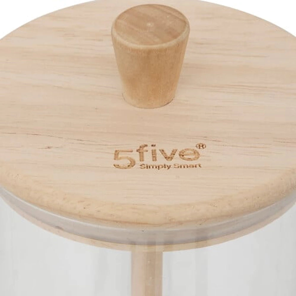 5Five Honigtopf mit Löffel – Glas/Bambus – 400 ml