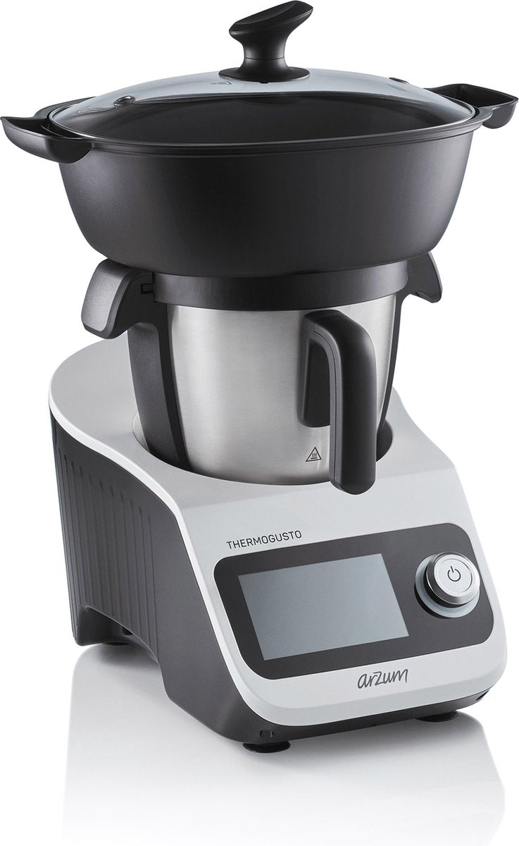 Arzum Thermogusto Multifunctionele Smart Keukenmachine AR1181-0200 | Wit - 1300W - Multifunctioneel - 3.5L - Smart functionaliteit