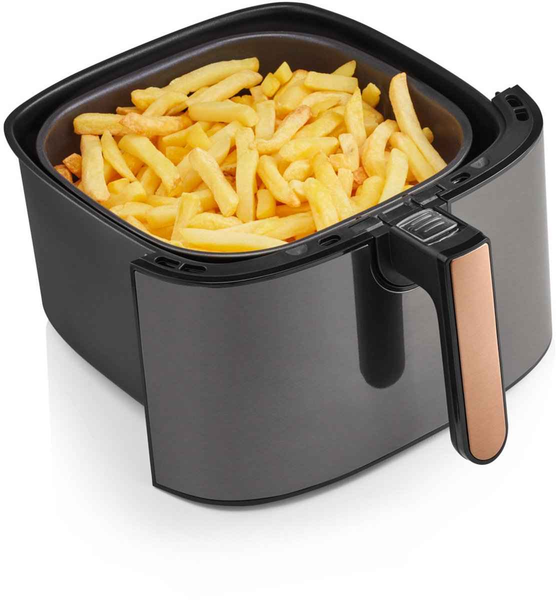 Arzum Airtasty XL Airfryer AR2091-0400 | Zwart/Koper - Heteluchtfriteuse - 6 Liter - 1750W
