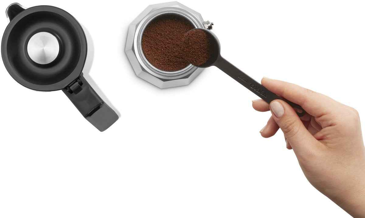 Arzum OKKA Rich Moka Koffiepot OK0027-0500 | RVS/Zwart - Moka- en Espressopot - 7 functies - 1350W