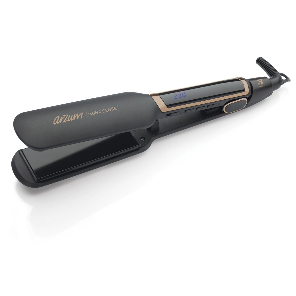 Arzum AR5035 Mona Sense - Breites Glätteisen Schwarz
