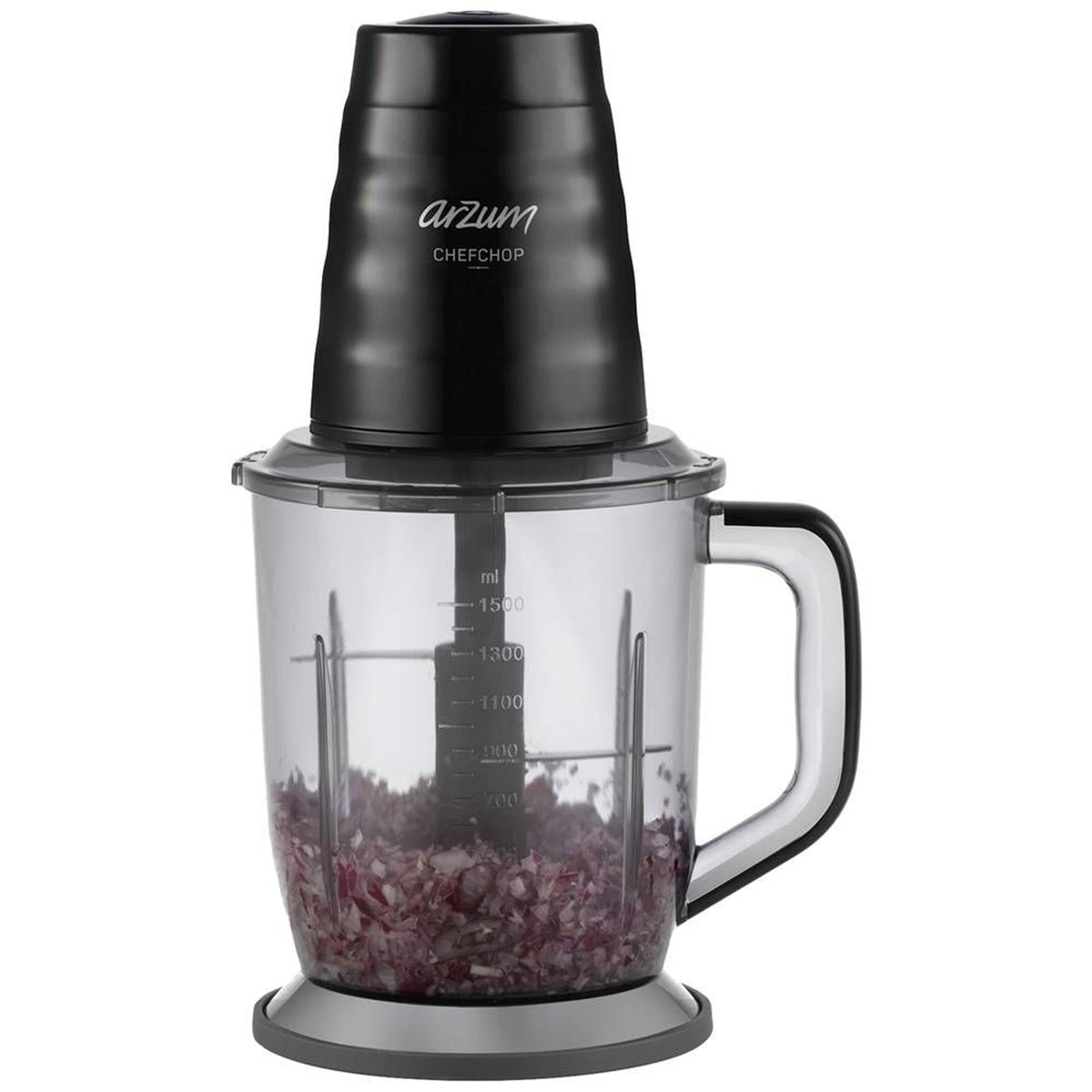 Arzum Chefchop - Elektrische Hakmolen - Zwart - 400W - 1.5L - Compact