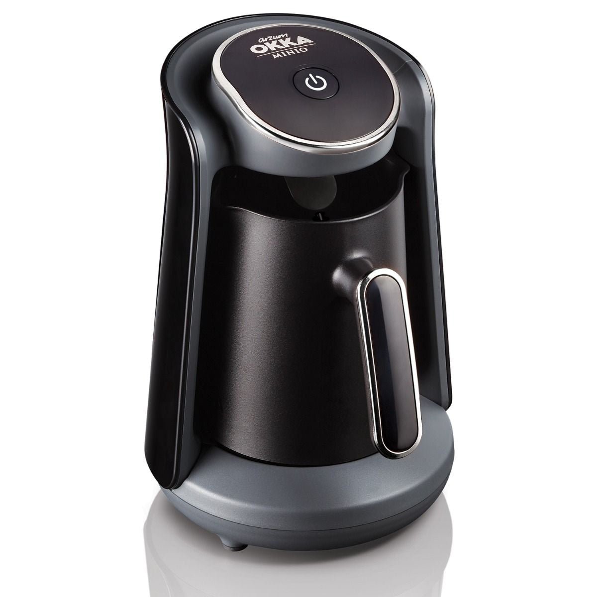 Arzum OKKA Minio - Turkse Koffiemachine - Zwart/Chroom - Dubbelzijdige Koffiepot - 4 Kopjes - 480W – productafbeelding