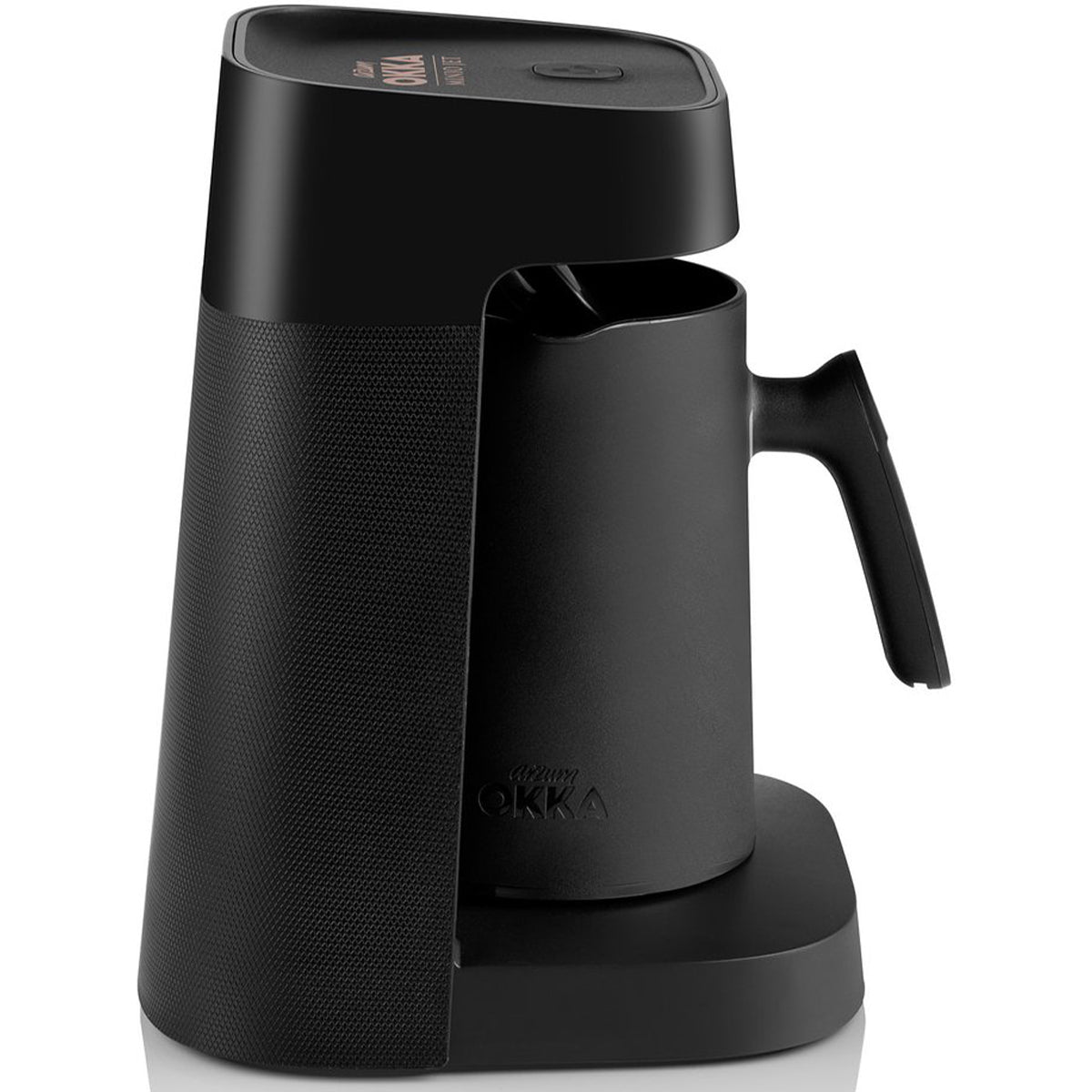 Arzum OKKA Minio Jet - Turks Koffiezetapparaat - Zwart/Koper- Dubbelzijdige Koffiepot - 1-5 Kopjes - 480W – productafbeelding