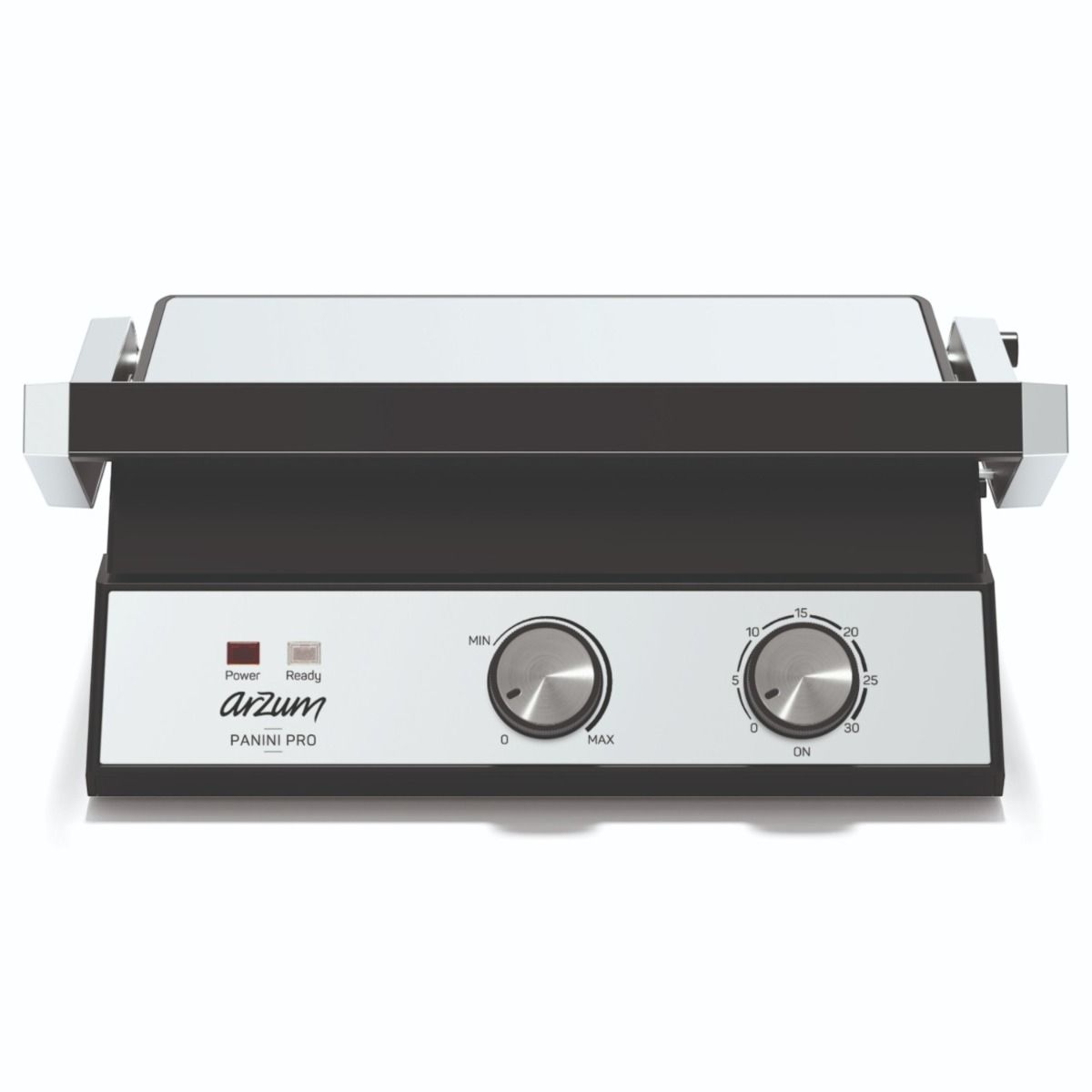 Arzum Panini Pro Grill & Sandwichmaker - Inox - Zilver - 2000W