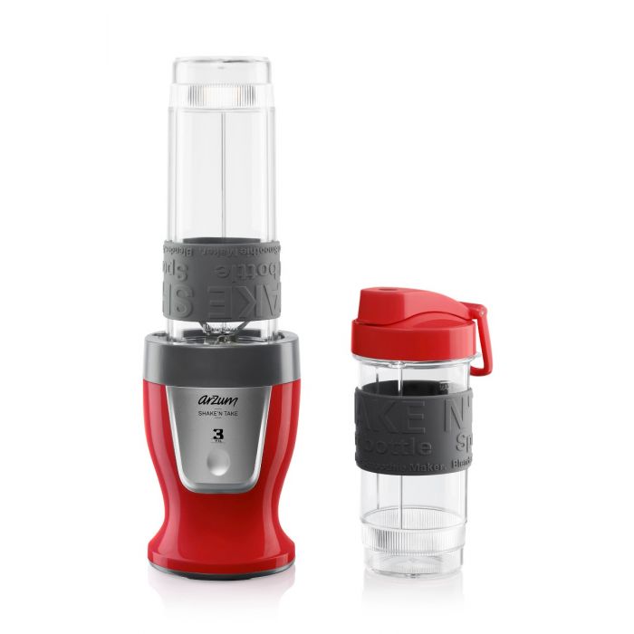 Arzum Shake'n Take Blender - Rood - Mini Blender - 300W