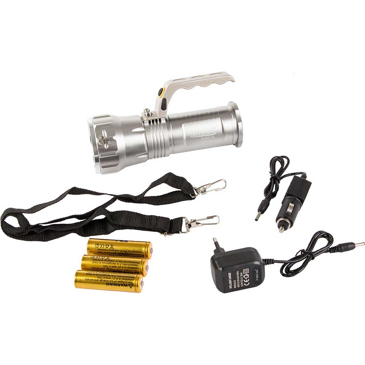 BAILONG Military Flashlight - Searchlight - CREE XM-L T6 LED - With Zoom Function