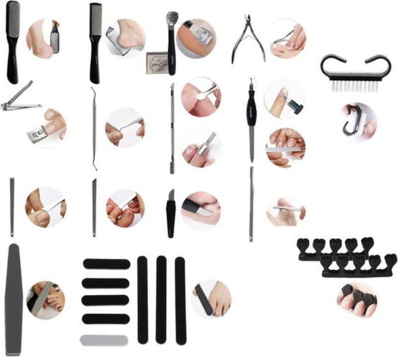Beautylushh Manicure &amp; Pedicure Set Complete - 26-piece