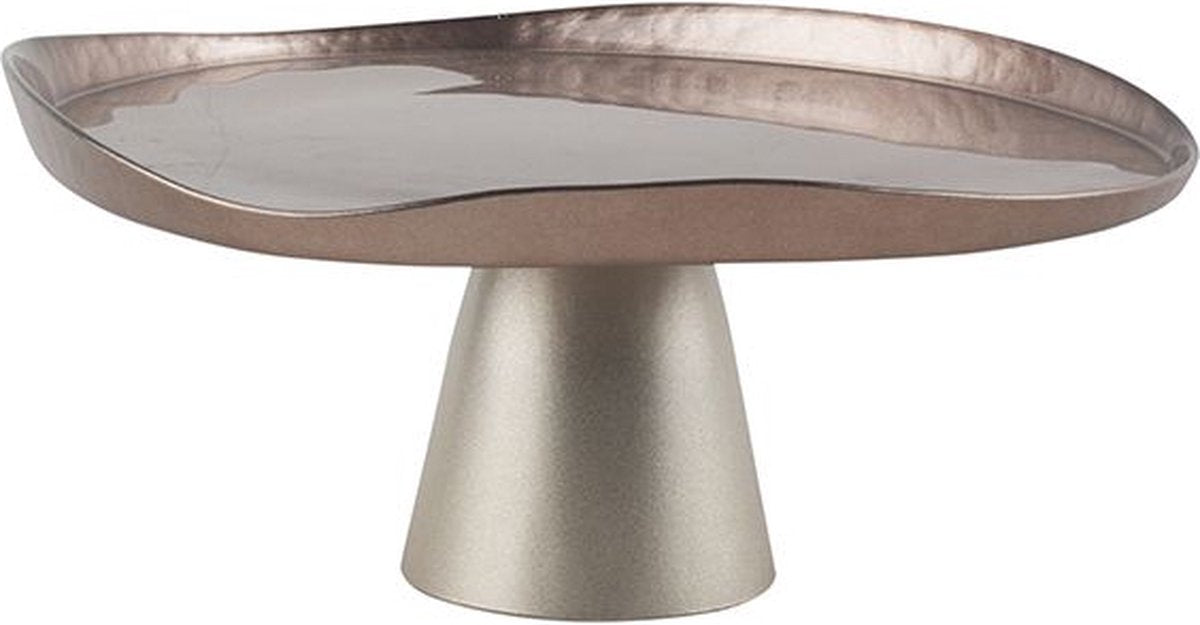 Bricard Bodrum Patisseriebord - 32cm - Taupe/Champagne