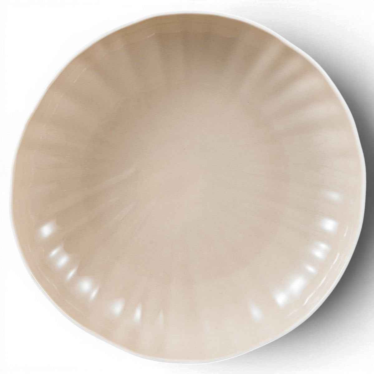 Bricard Remy - Porseleinen Serviesset Set - Dinner Set - 27-delig - 6-Persoons - Wit/Taupe