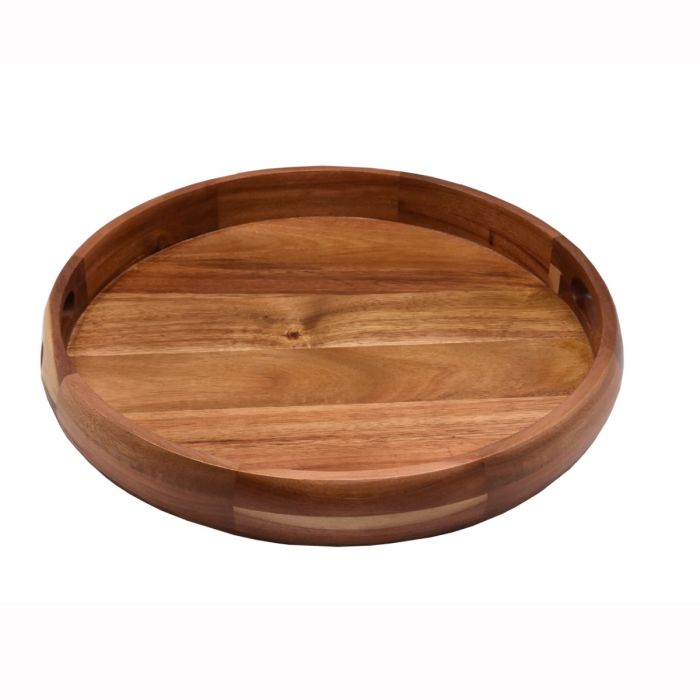 Bricard Acacia Dienblad - Rond - Ø36,5X4,8cm - Japandi – productafbeelding