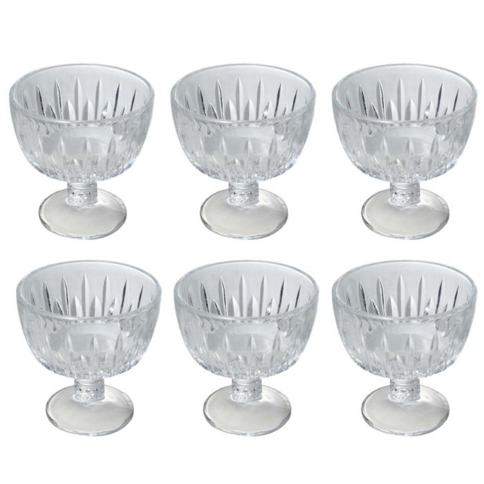 Bricard Altea IJscoupes - Set van 6 - Glas - IJsbekers - Schaaltjes - IJscoupe - IJsbekerset