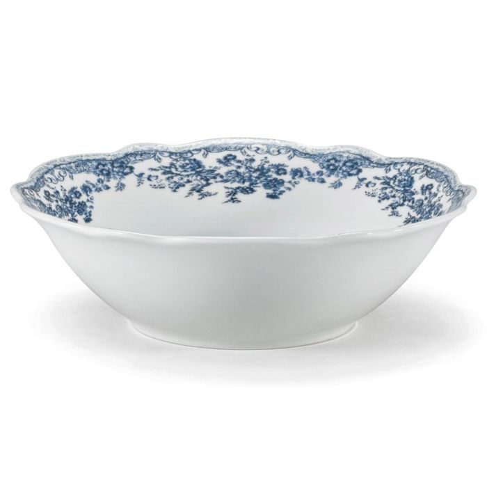 Bricard Fleury - Vintage Serviesset - 25-delig - 6-Persoons - Blauw - Dinner Set - Porselein