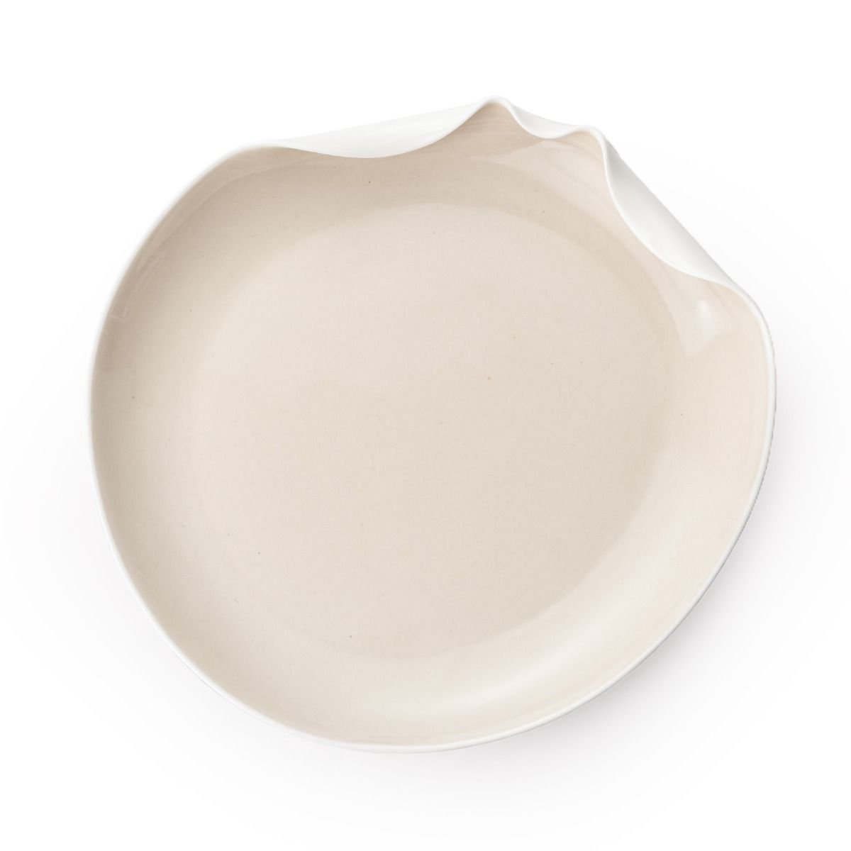 Bricard Miramas - Porseleinen Serviesset Set - Dinner Set - 25-delig - 6-Persoons - Wit/Taupe