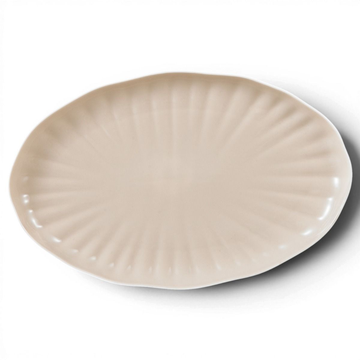 Bricard Remy - Porseleinen Serviesset Set - Dinner Set - 27-delig - 6-Persoons - Wit/Taupe