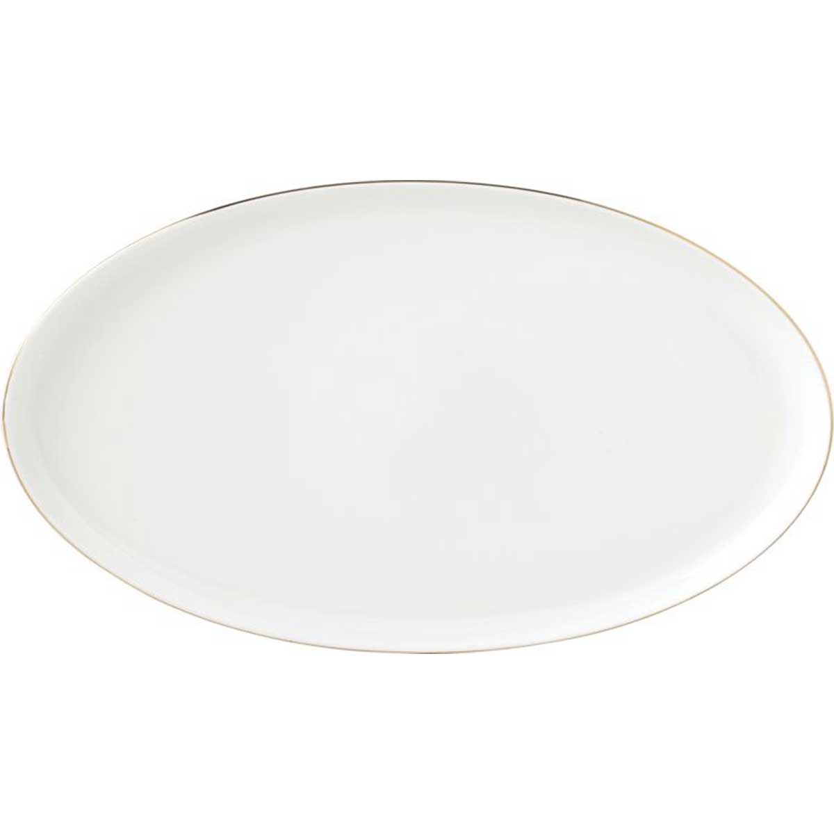Bricard Rodez - Porseleinen Serviesset Set - Dinner Set - 27-delig - 6-Persoons - Wit/Goud