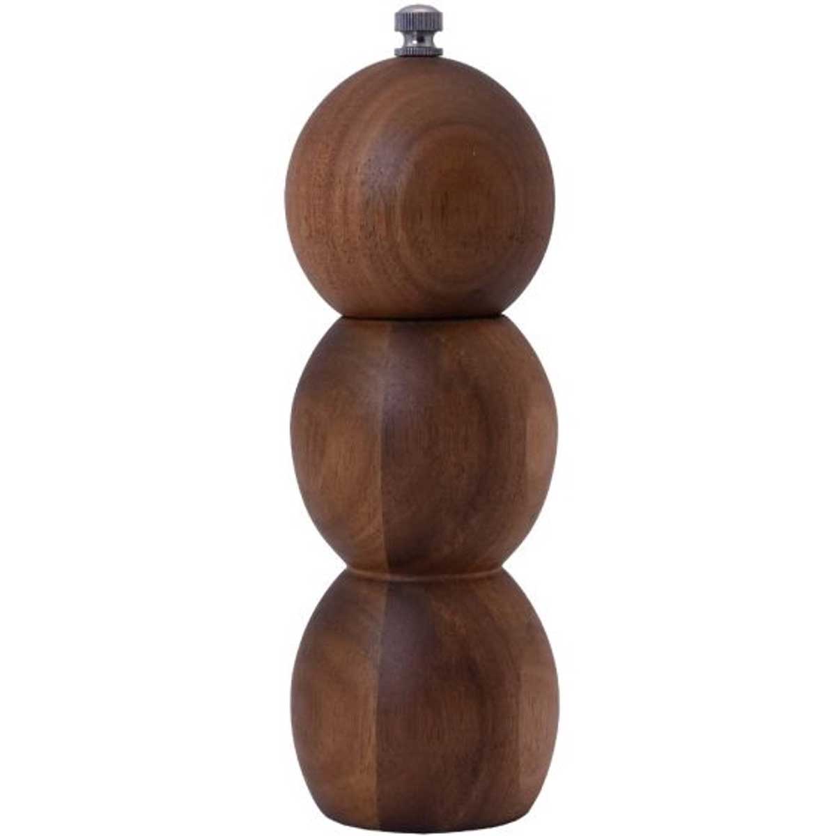 Bricard Zout- en Pepermolen - Acacia Hout - 18,5cm - Pepermolens en Zoutmolens