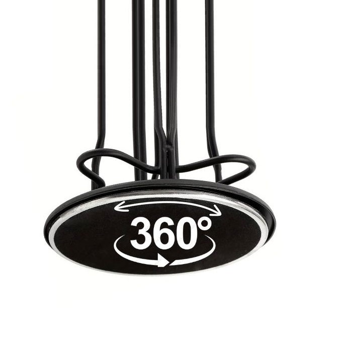 Clever - Nespresso-Kapselhalter - 360° drehbar - 40 Tassen - Getränkehalter - Kaffeetassenhalter - Schwarz