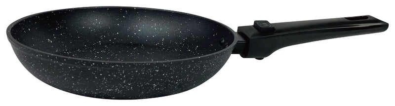 Clever Frying Pan Set - 3-piece - Removable Handle - Induction - Black 