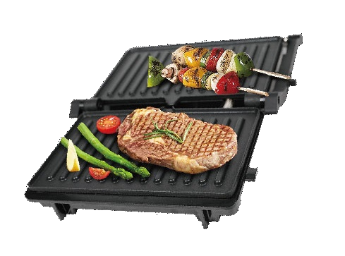 Cheffinger Contactgrill - Tosti Apparaat - Panini Grill - Anti-Aanbaklaag - 1000W