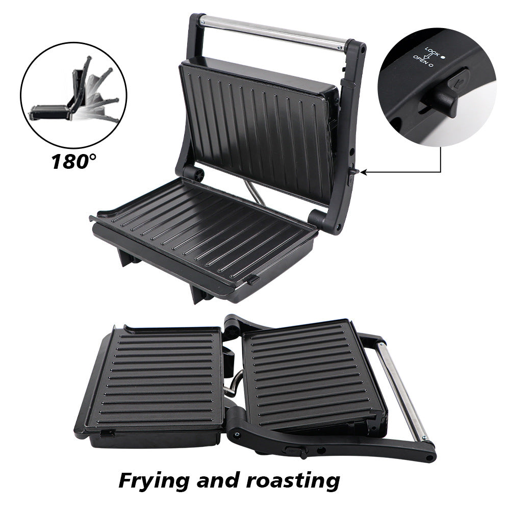 Cheffinger Contactgrill - Tosti Apparaat - Panini Grill - Anti-Aanbaklaag - 1000W