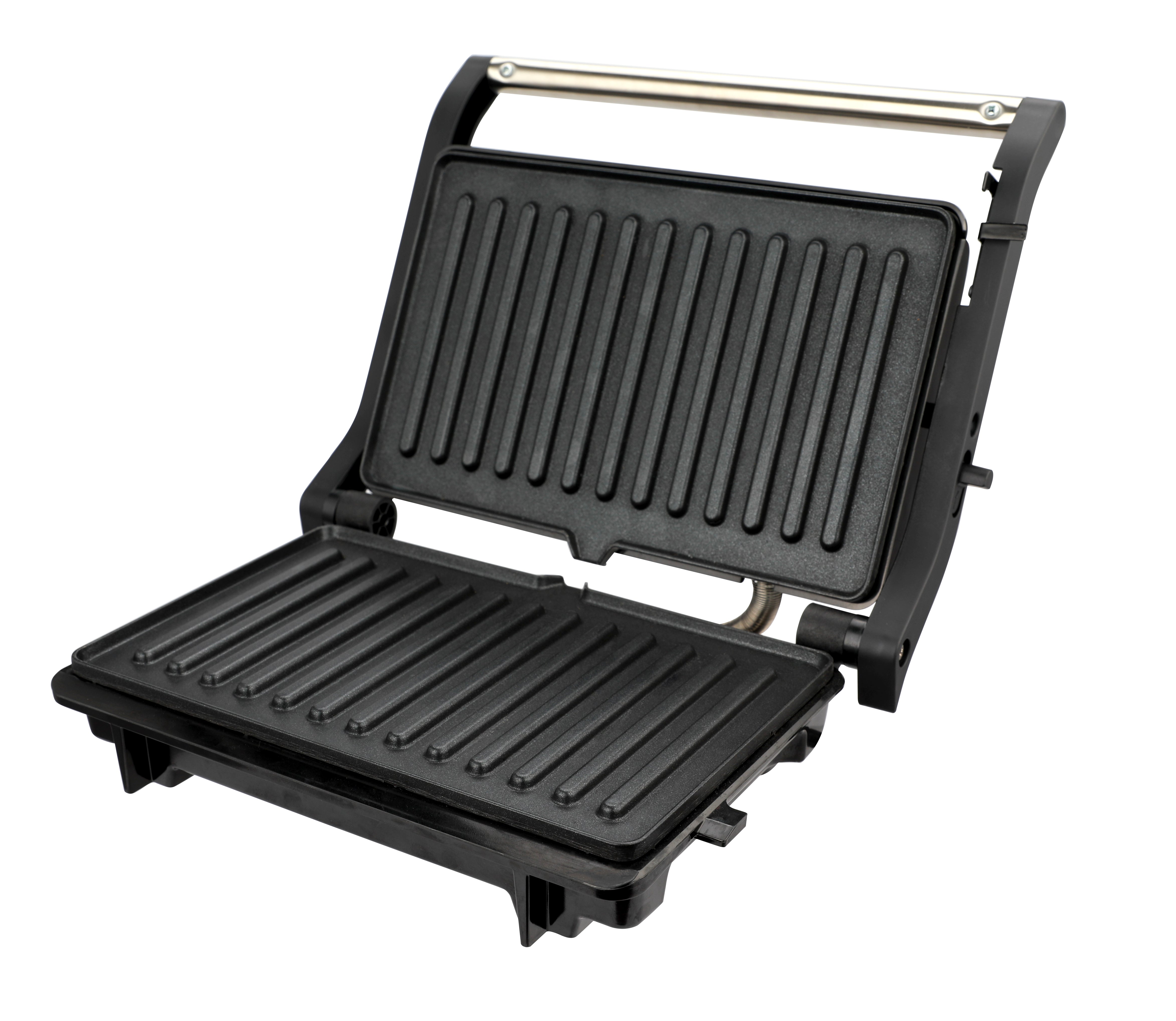 Cheffinger Contactgrill - Tosti Apparaat - Panini Grill - Anti-Aanbaklaag - 1000W