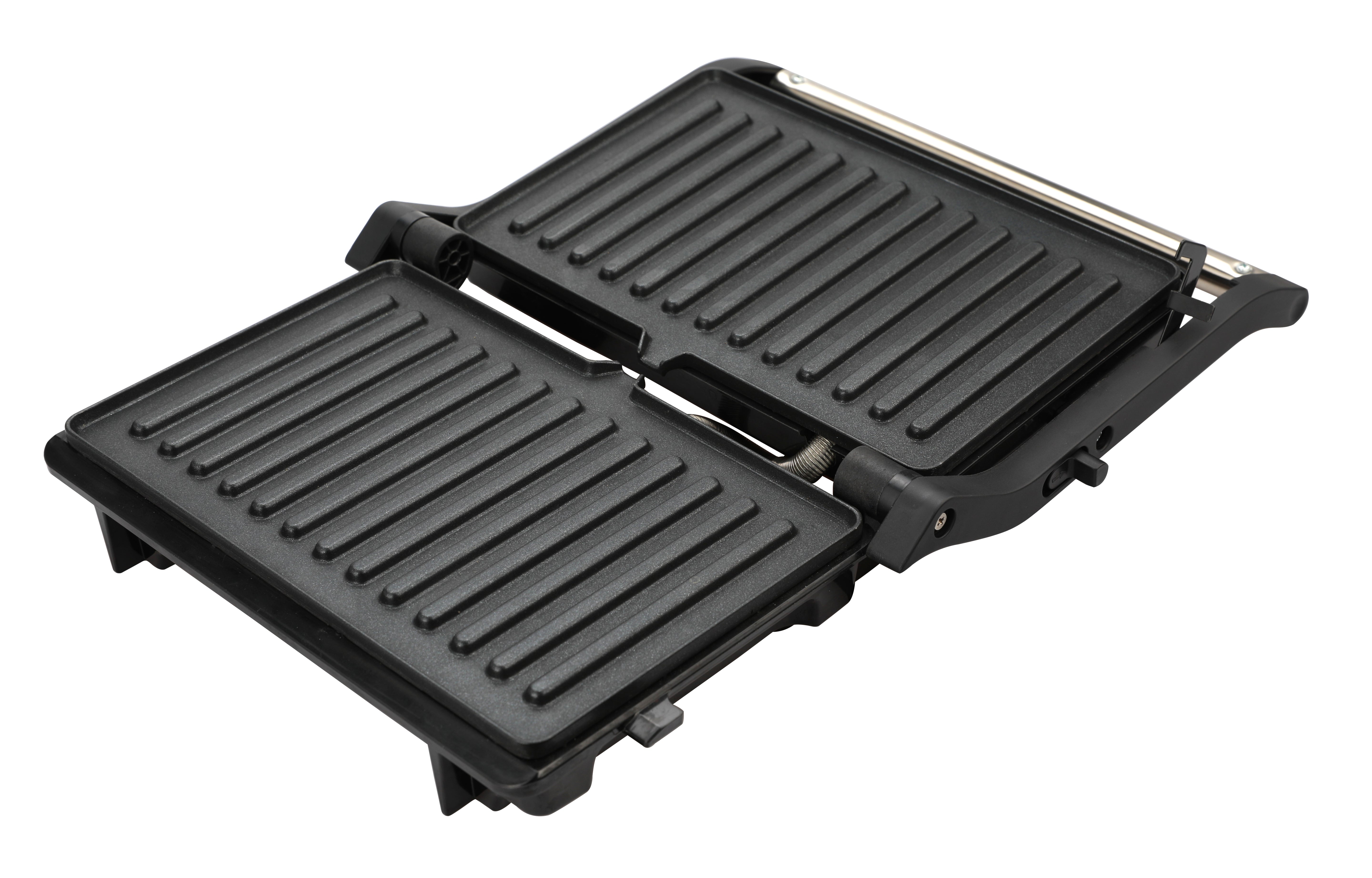 Cheffinger Contactgrill - Tosti Apparaat - Panini Grill - Anti-Aanbaklaag - 1000W