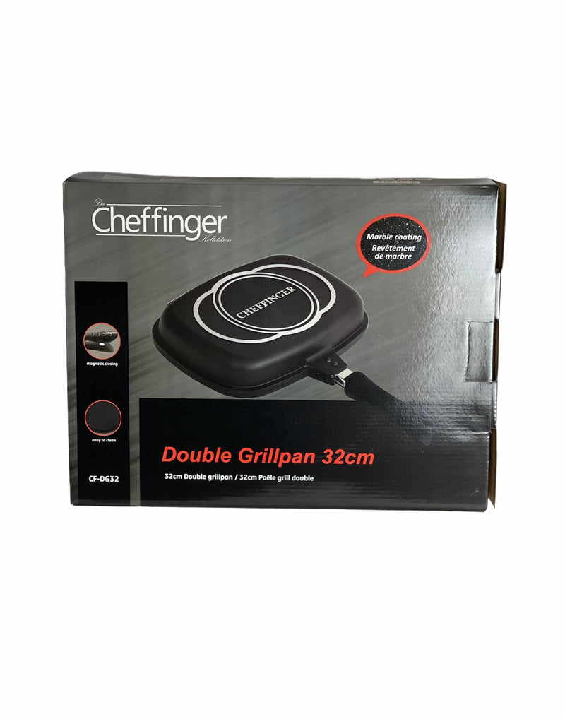 Cchefer Double Grill Pan - 32cm - Black