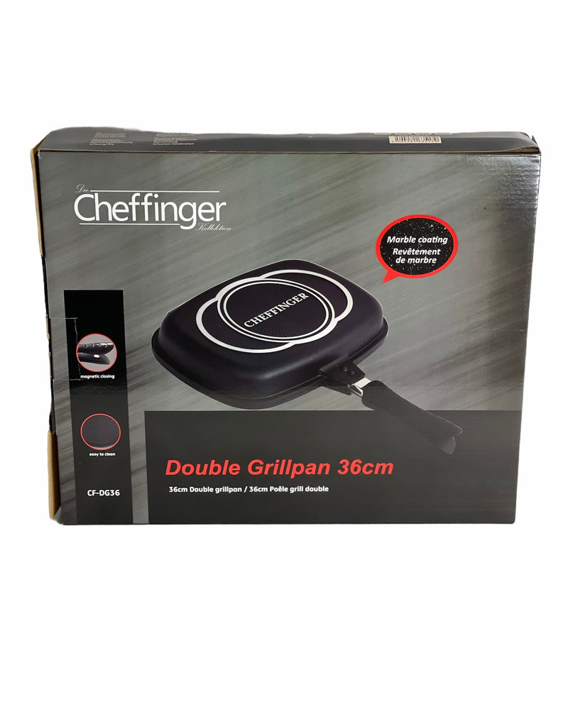 Cchefer Double Grill Pan 36cm - Black