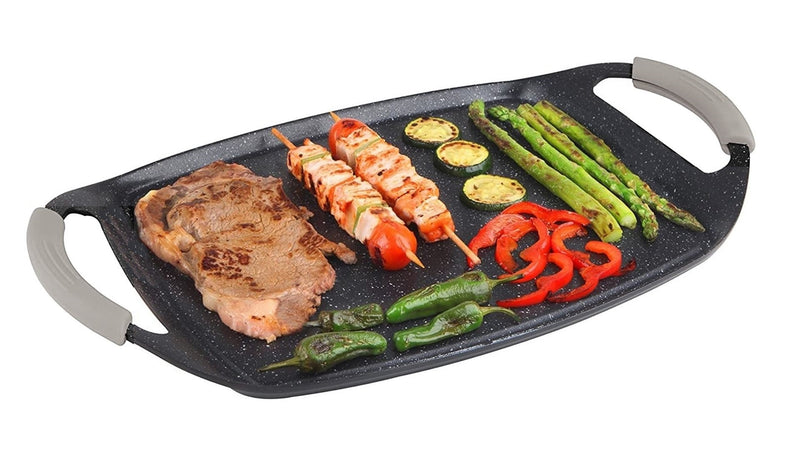 Cchefer Grill Plate XXL - 47cm - Black - Induction