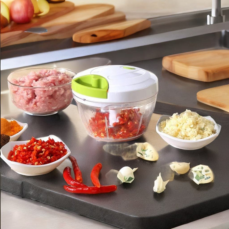 Clever Vegetable Cutter with Drawstring - 12-piece - 900ml - Chopper