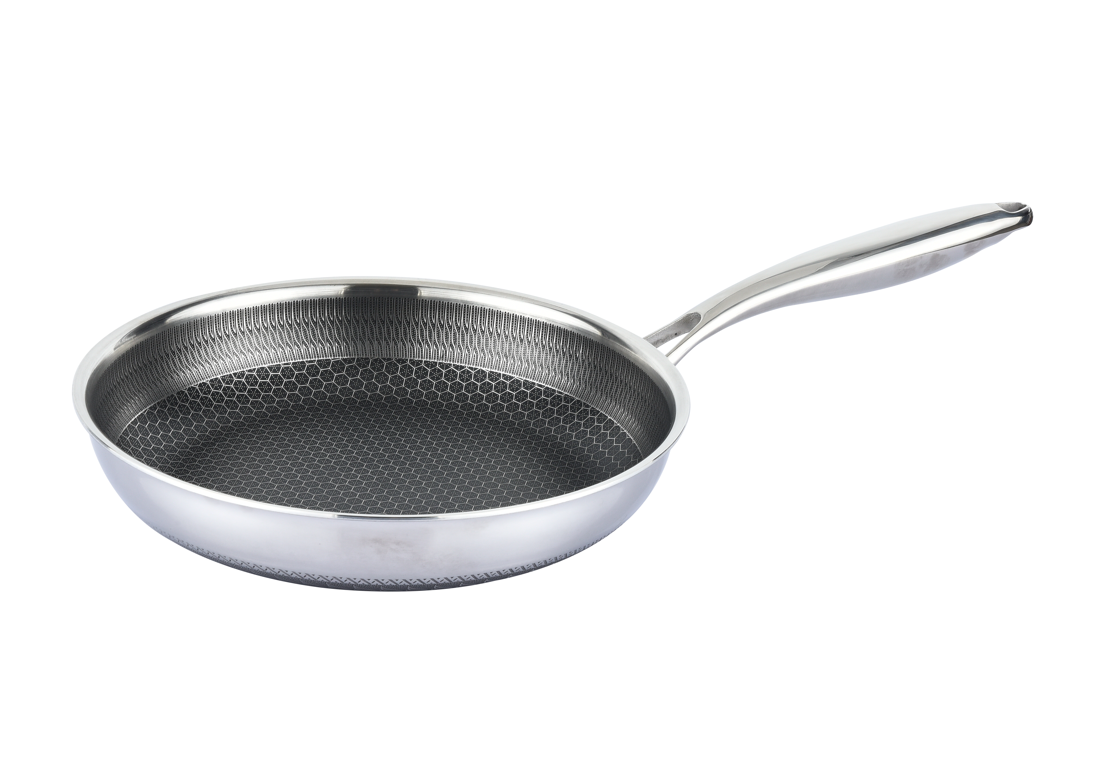 Clevinger Premium Saucepan - 24cm - Stainless steel - Honeycomb - Hexagon - Honeycomb