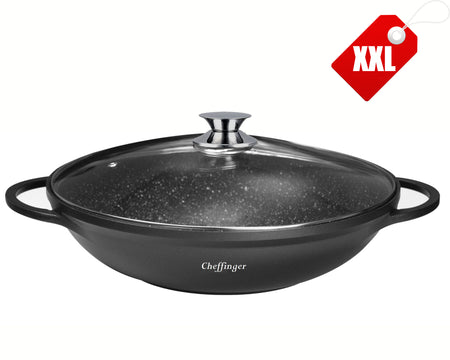 Clever Wok Pan XXL with Lid - 40cm - Black Line Edition - Induction 