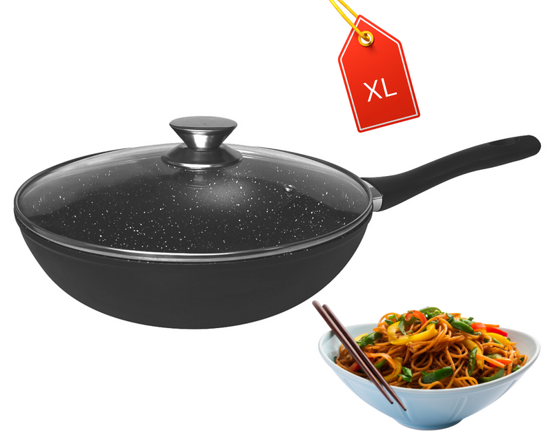 Clever Wok Pan with Lid - 28cm - Induction