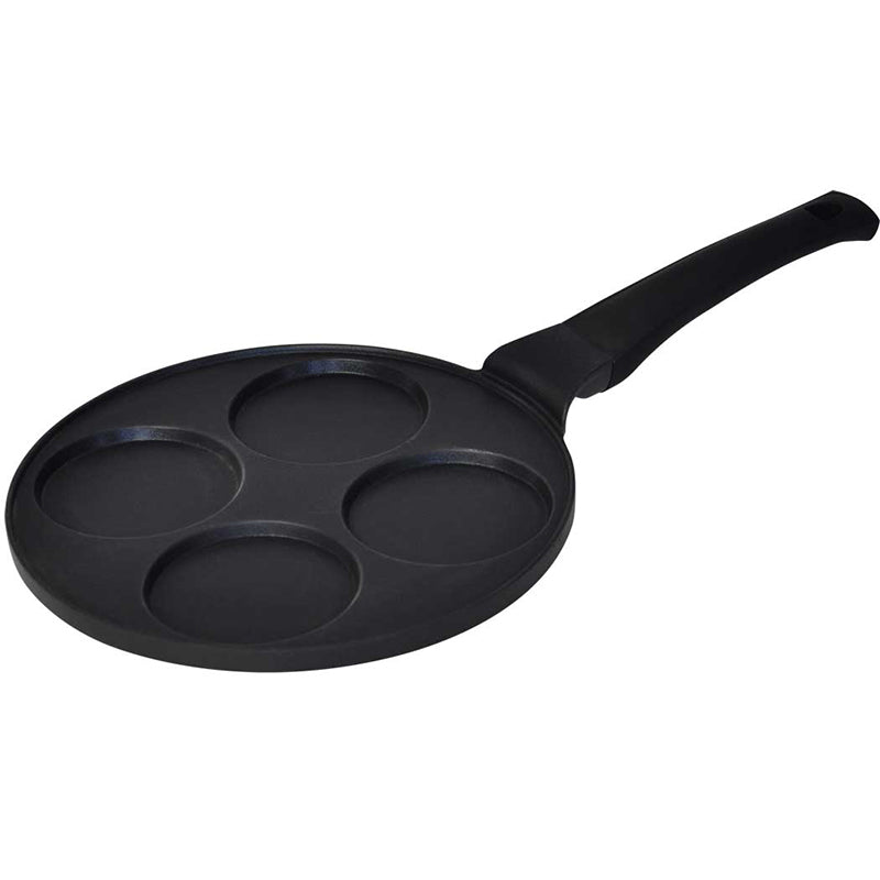 Cheffinger Pancake Pan - 4 Kop - 26cm - Pannenkoekenpan - Pancake Maker - Inductie