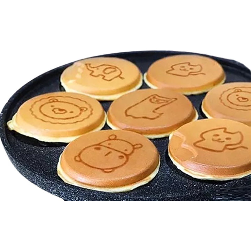 Cheffinger Pancake Pan - Dierlijke Vormen - 26cm - Pannenkoekenpan - Pancake Maker - Inductie - TEKZEN