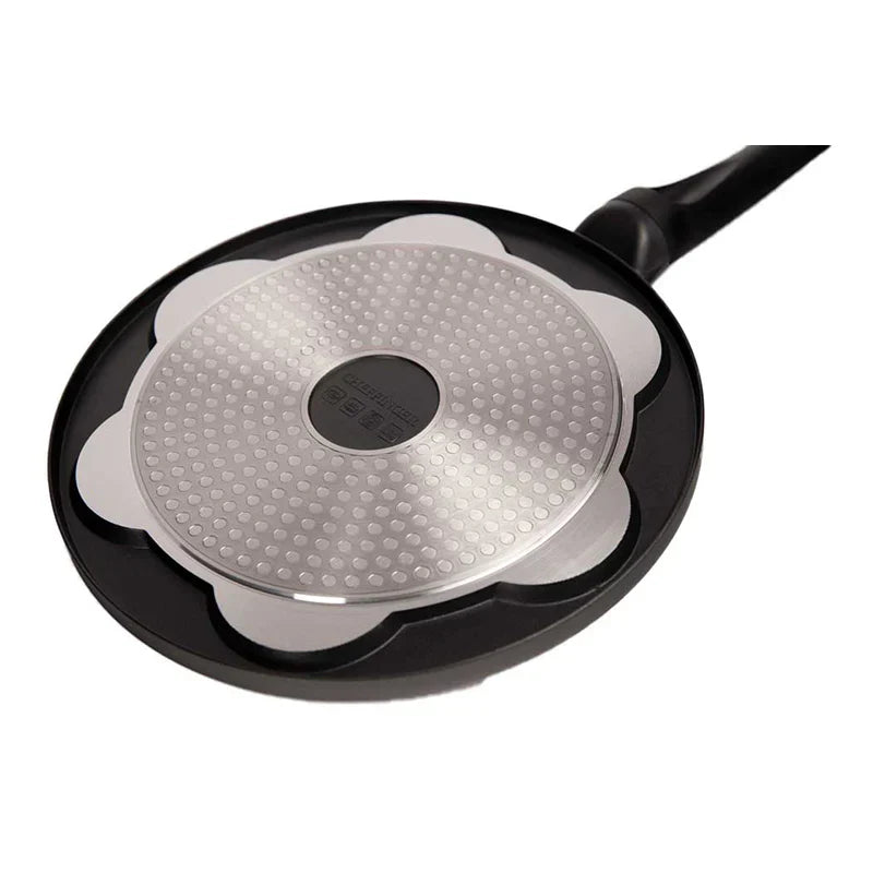 Cheffinger Pancake Pan - Smiley Emoji Vormen - 26cm - Pannenkoekenpan - Pancake Maker - Inductie