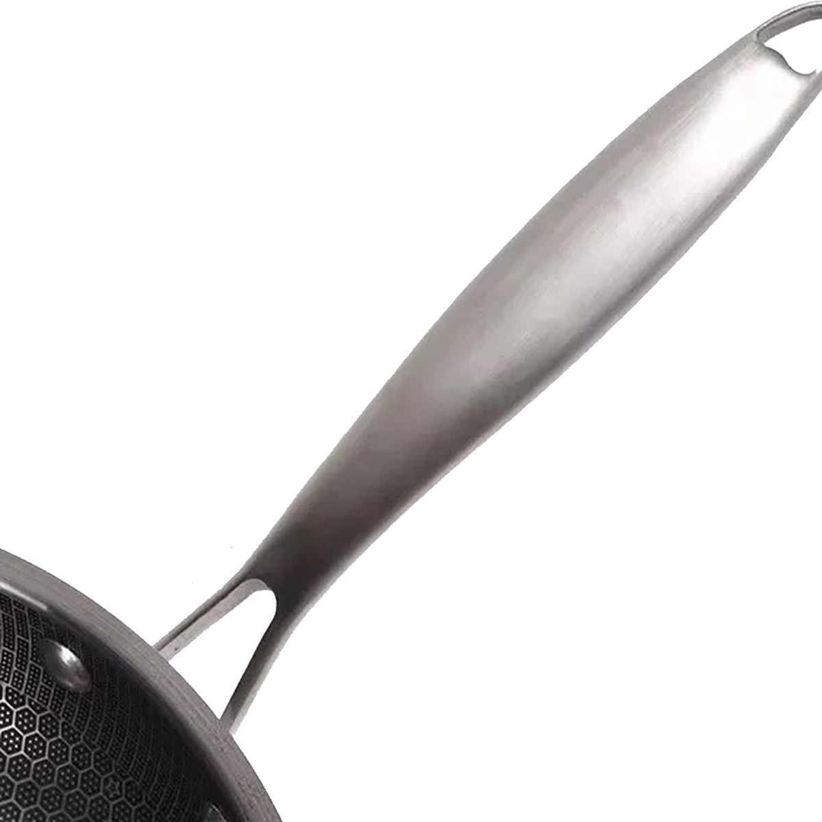 Cheffinger Premium Frying Pan - 24cm - Stainless Steel - Honeycomb - Induction