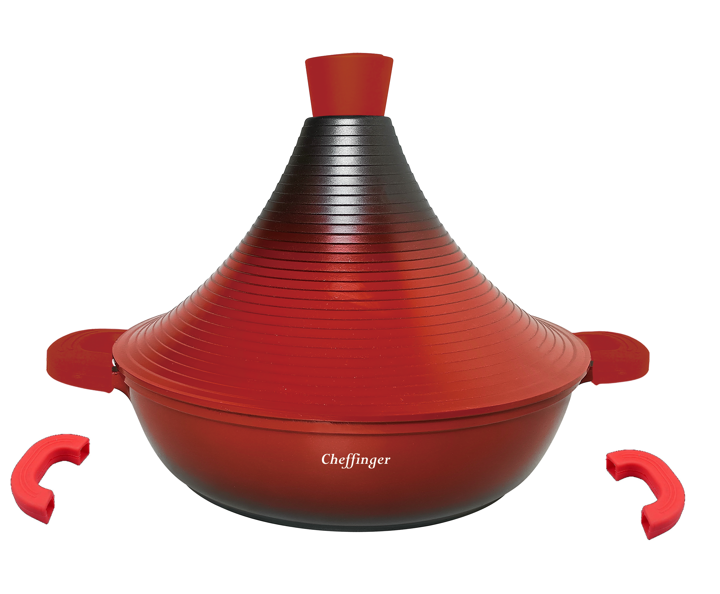 Cheffinger Tajine - 32cm - Rood - Ovenbestendig - Inductie