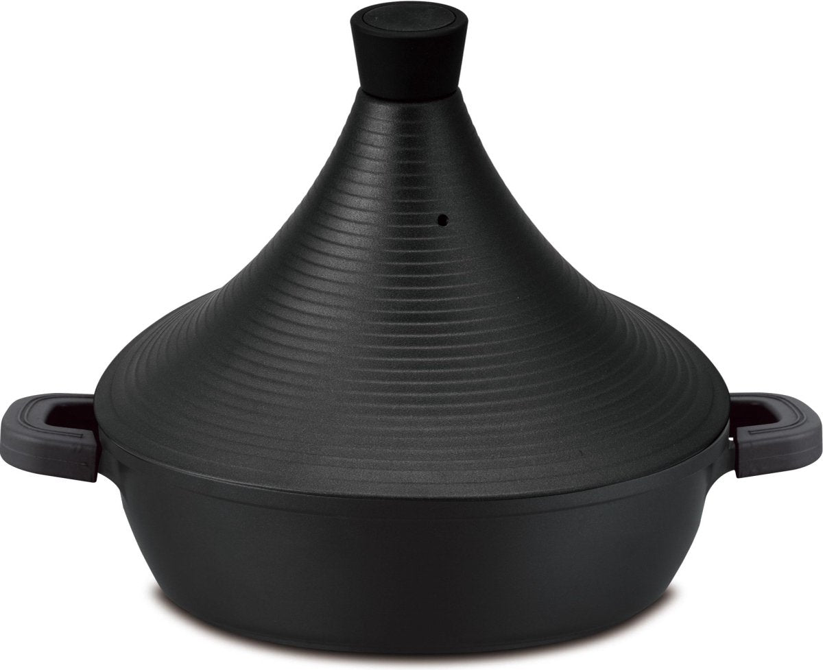 Cheffinger Tajine - 28cm - Zwart - Ovenbestendig - Inductie - TEKZEN