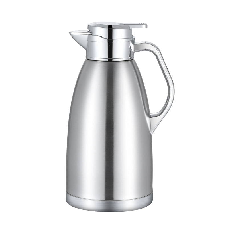 Cheffinger Thermoskan 2.3 Liter Zilver - RVS Inox - Themosfles - Isoleerkan - TEKZEN