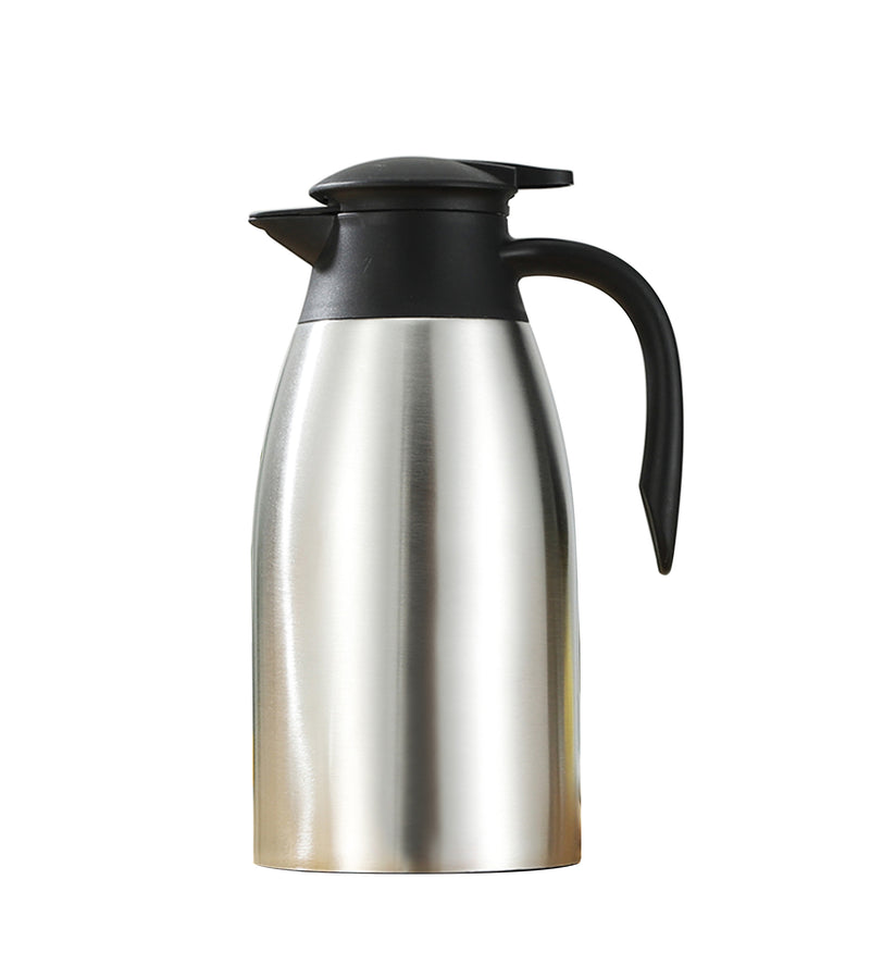 Clever Thermos 2 Liter Silver - Stainless Steel Inox - Themos Bottle - Insulated Jug