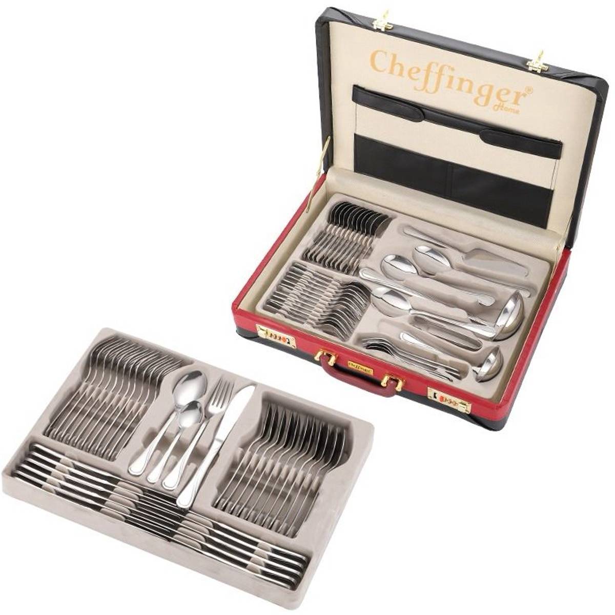 Cheffinger Bestekset incl. Koffer bestekset productafbeelding 3