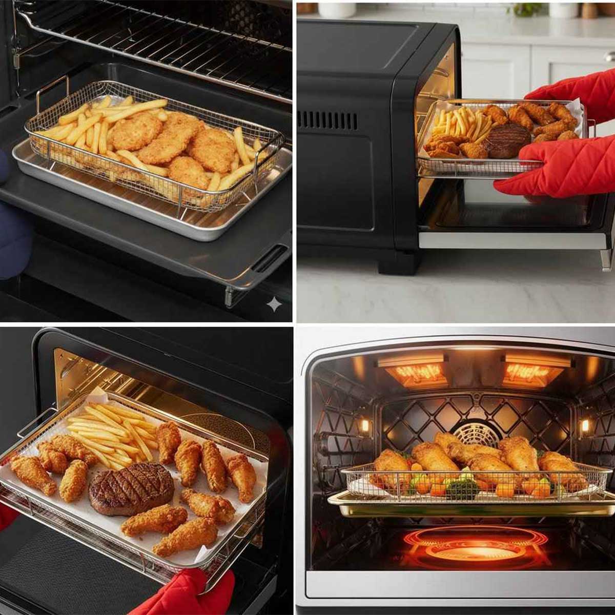 Cheffinger Frituurmand met Ovenplaat frituurpannen productafbeelding 4