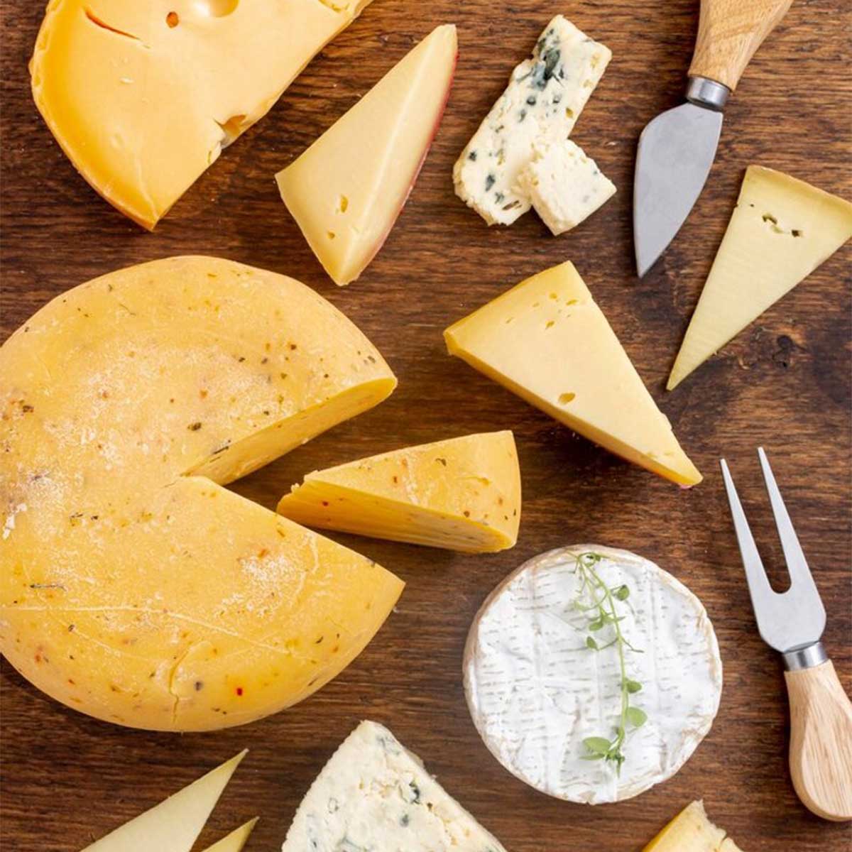 Cheffinger Kaasplank met 2 Kaasmessen snijplanken productafbeelding 4