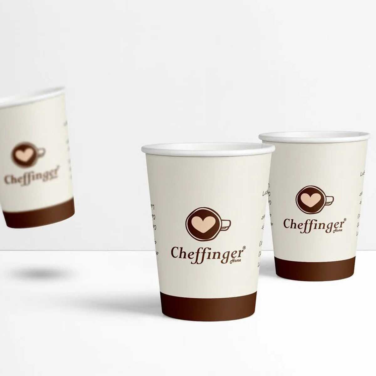 Cheffinger Kartonnen Koffiebeker koffiebekers to go productafbeelding 2