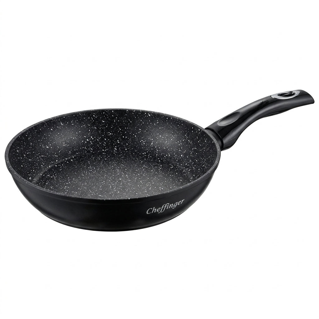 Cheffinger Koekenpan - 24cm - Zwart - Inductie
