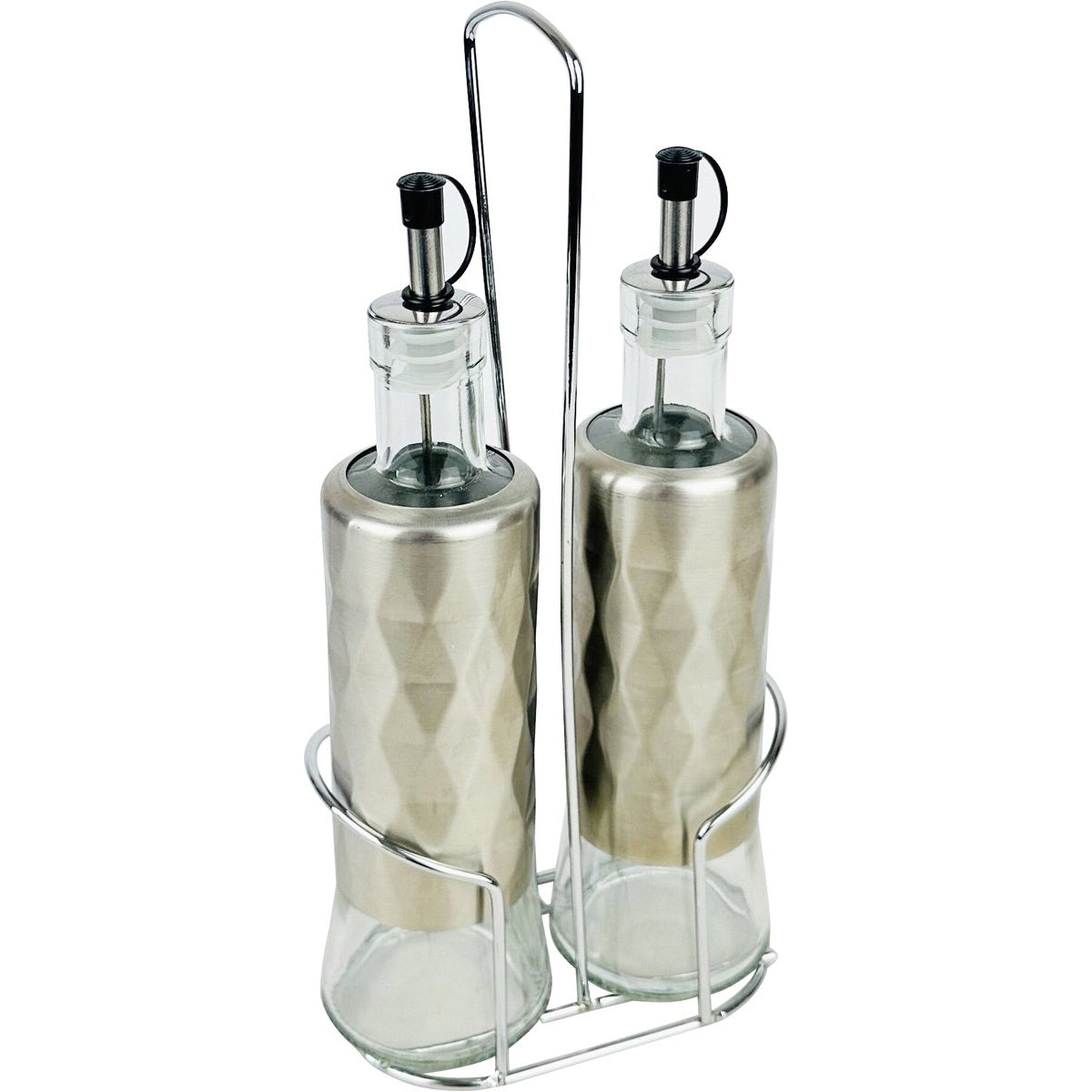 Cheffinger Olie- en Azijnflessenset - 320ml - Glas